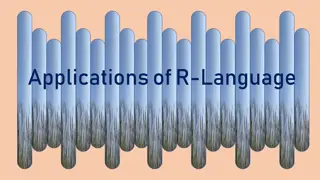 Applications of R Language