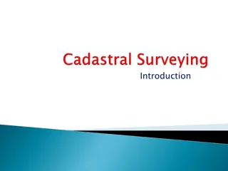 Cadastre and Cadastral Surveying