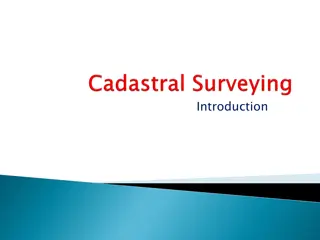 Understanding Cadastre and Cadastral Surveying