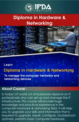 Diploma in Hardware & Networking: Upgrade Your IT Skills