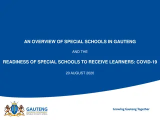 Overview of Special Schools in Gauteng & Readiness Amid COVID-19