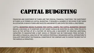 Understanding Capital Budgeting in Financial Management