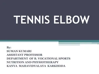 Tennis Elbow: Causes, Symptoms, and Diagnosis