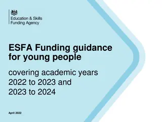 ESFA Funding Guidance for Young People 2022-2024