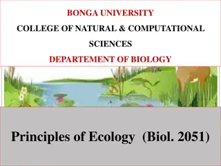 Principles of Ecology: Understanding Organism-Environment Interactions