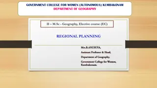 Regional Planning and Economic Regions in Geography