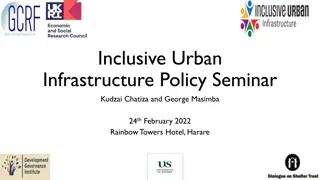 Inclusive Urban Infrastructure Policy Seminar Overview 24th February 2022