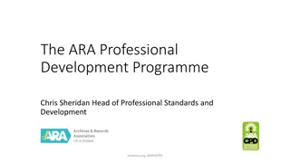 CPD and Competency Framework in Professional Development