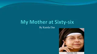 Reflections on Aging and Mother-Daughter Relationships in Kamala Das' 