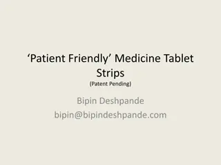 Innovative Patient-Friendly Tablet Strips Revolutionize Medication Management