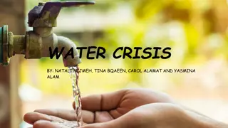 Addressing the Water Crisis in Jordan: Causes, Consequences, and Solutions