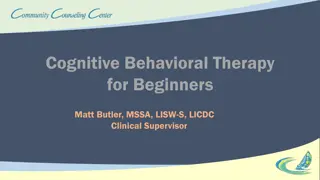 Introduction to Cognitive Behavioral Therapy (CBT) for Beginners