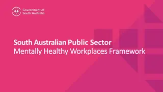Promoting Mental Health in the South Australian Public Sector