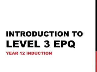 Understanding EPQ Level 3 for Year 12 Students