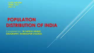 Understanding Population Distribution in India