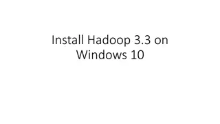 Tutorial: Installing Hadoop 3.3 on Windows 10 and Setting Up Linux Subsystem