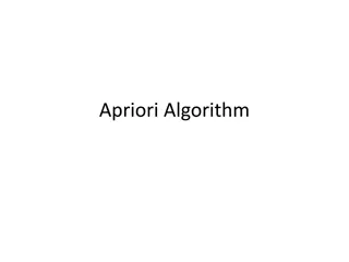 The Apriori Algorithm for Association Rule Mining