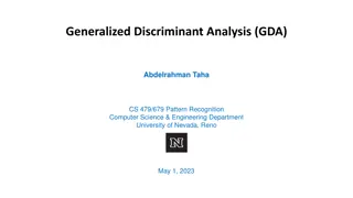 Understanding Generalized Discriminant Analysis (GDA) in Pattern Recognition