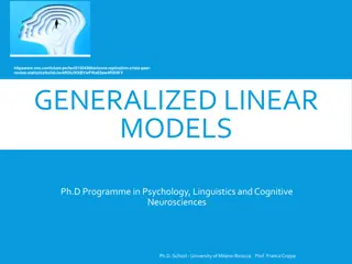 Generalized Linear Models in Psychology and Statistics