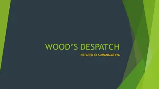 Education Reforms in India: Wood's Despatch and the Impact of Macaulay's Minute