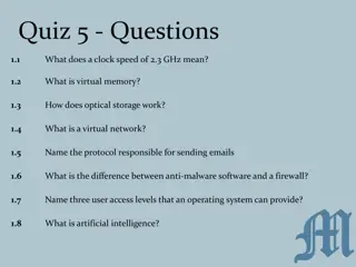 Comprehensive IT Quiz Questions and Answers