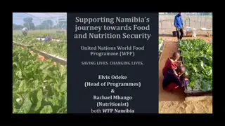 World Food Programme in Namibia: Fighting Hunger and Supporting Development