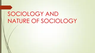 The Origins and Development of Sociology