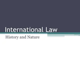 International Law: Origin, Definition, and Application