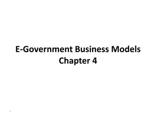 Understanding E-Government Business Models for Enhanced Service Delivery