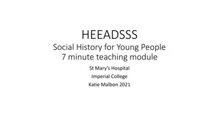 HEEADSSS Social History for Young People - Importance and Implementation
