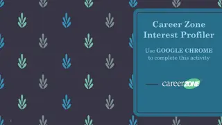 Career Zone Interest Profiler: Online Tool for Career Exploration