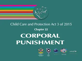 The Child Care and Protection Act: Corporal Punishment in Namibia