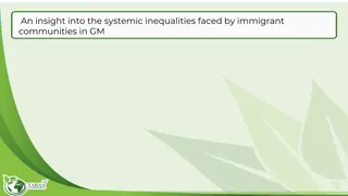 Systemic Inequalities Faced by Immigrant Communities in Greater Manchester
