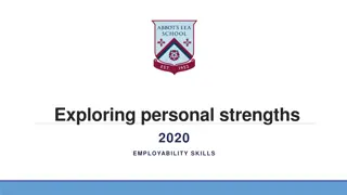 Exploring Personal Strengths and Enhancing Employability Skills in 2020