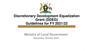 Discretionary Development Equalization Grant (DDEG) Guidelines FY 2021/22