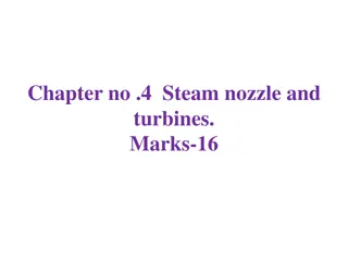 Steam Nozzles and Turbines