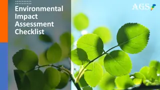 Comprehensive Environmental Impact Assessment Checklist