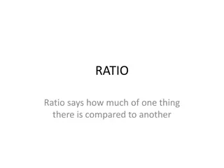 Ratios with Practical Examples