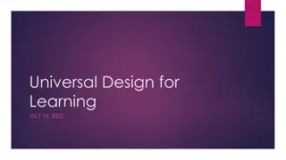 Enhancing Learning Through Universal Design: Strategies for Inclusive Education