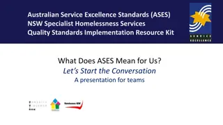 Implementing Australian Service Excellence Standards (ASES) in Specialist Homelessness Services