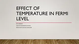 The Impact of Temperature on Fermi Level in Semiconductors