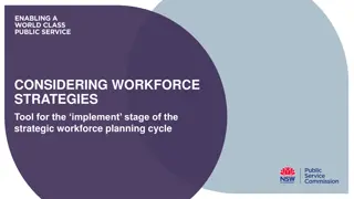 Implementing Workforce Strategies for Strategic Planning