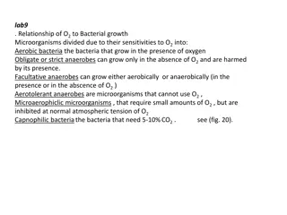 Anaerobic Bacterial Growth and Culturing Methods