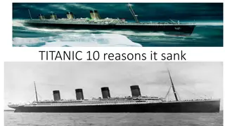 Insights into the Sinking of the Titanic: 10 Reasons Unveiled