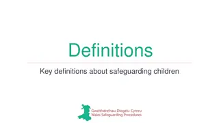 Safeguarding Children and Child Protection