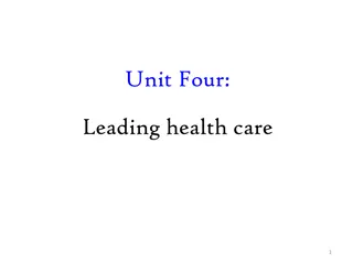 Leadership in Health Care