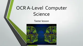 Dive into OCR A-Level Computer Science Taster Lesson