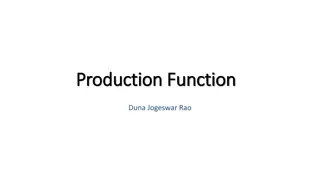 Understanding the Production Function and Laws of Production