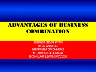 Advantages of Business Combinations in Modern Organizations
