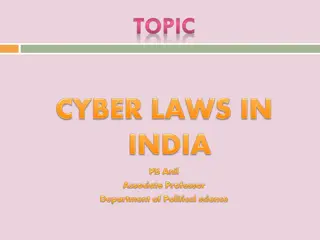 Understanding Cyber Laws in India